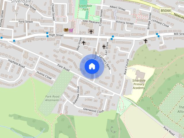 Townhouse for rent in Butterton, Staffordshire