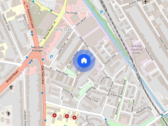 Townhouse for rent in Selly Oak, West Midlands