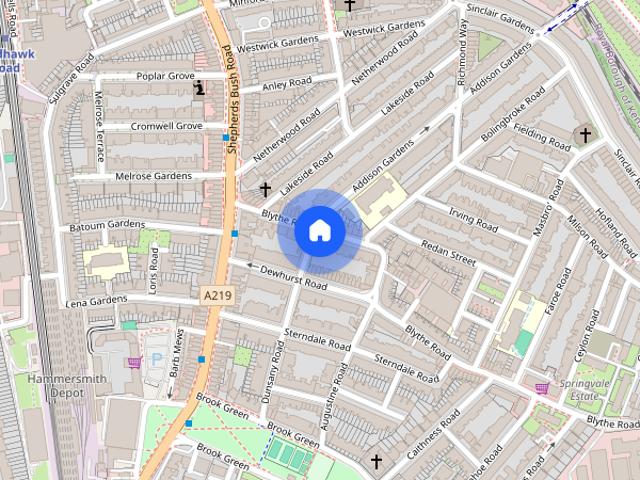 Townhouse for rent in London Borough of Hammersmith and Fulham, Greater London