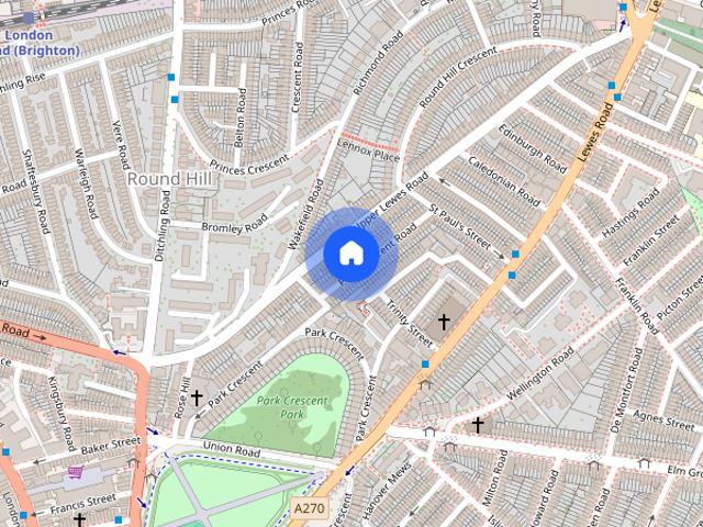 Townhouse for rent in Round Hill, Brighton & Hove