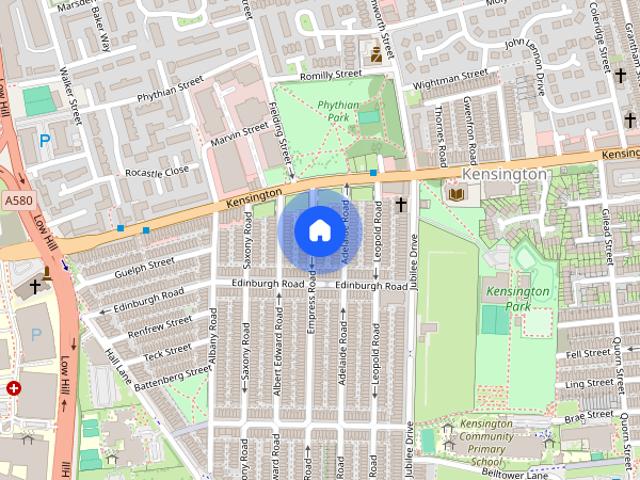 Townhouse for rent in Kensington, Calderstones