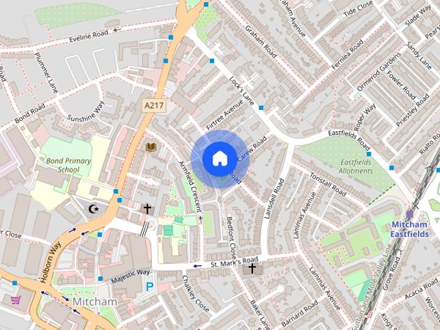 Townhouse for rent in London Borough of Merton, Greater London