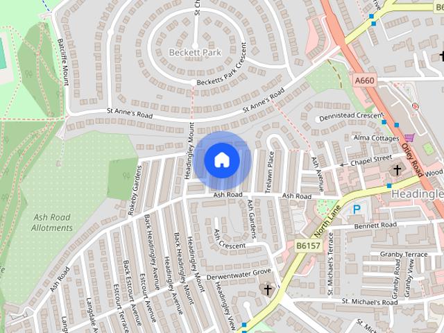 Townhouse for rent in Beckett Park, Headingley