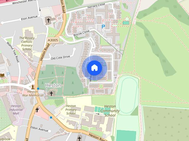 Townhouse for rent in London Borough of Hounslow, Heston