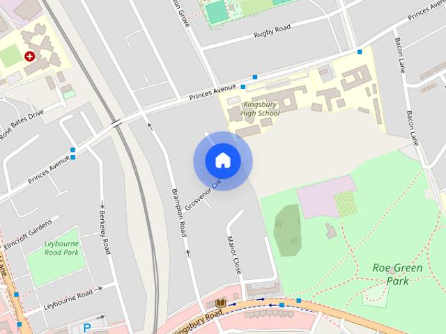 Townhouse for rent in Kingsbury, Greater London