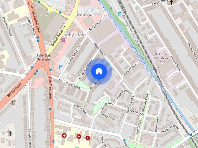 Townhouse for rent in Selly Oak, West Midlands