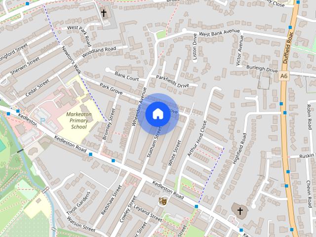 Townhouse for rent in Allestree, East Midlands
