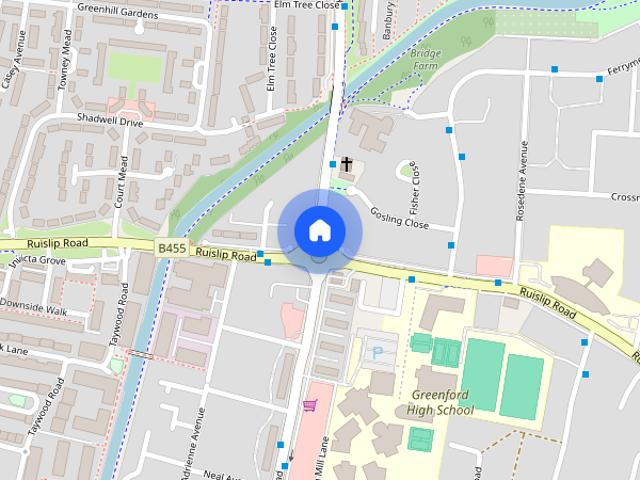 Townhouse for rent in London Borough of Ealing, Greenford