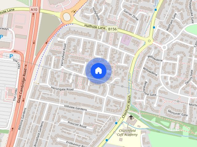 Townhouse for rent in Broxbourne, Hertfordshire