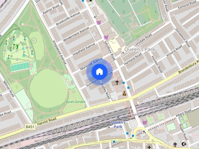 Townhouse for rent in Queen's Park, Greater London