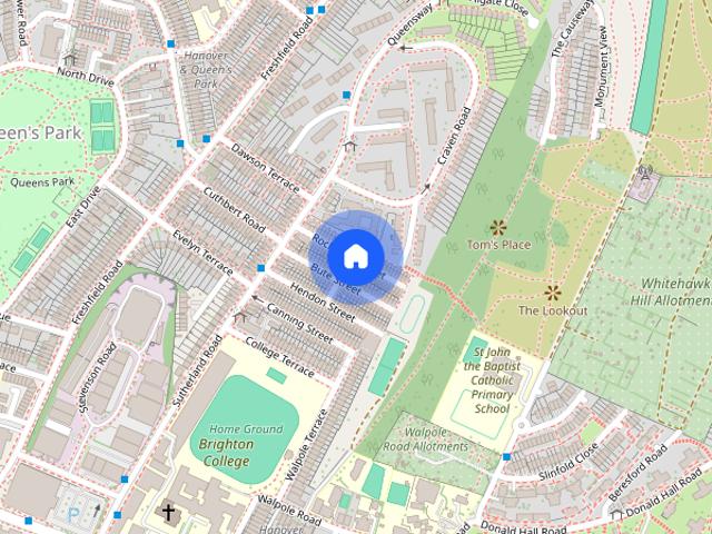 Townhouse for rent in Queen's Park, Brighton & Hove