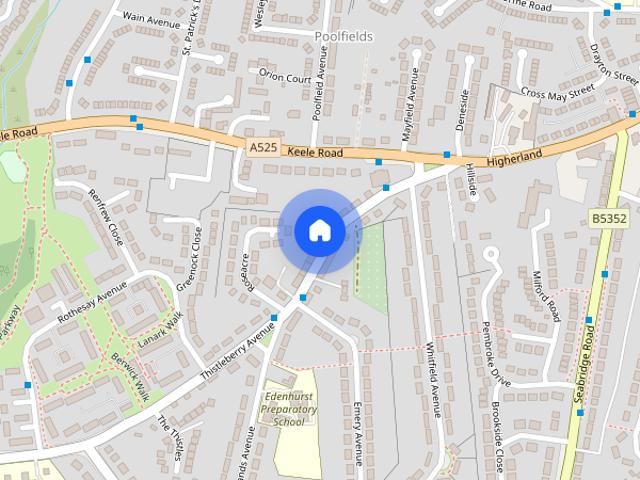 Townhouse for rent in Poolfields, Newcastle-under-Lyme