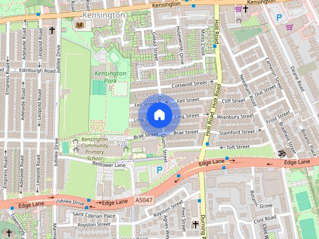 Townhouse for rent in Kensington, Calderstones