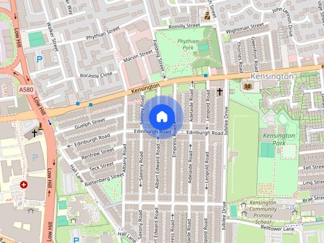 Townhouse for rent in Kensington, Calderstones