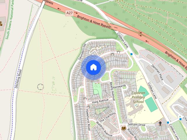 Townhouse for rent in Coldean, Stanmer