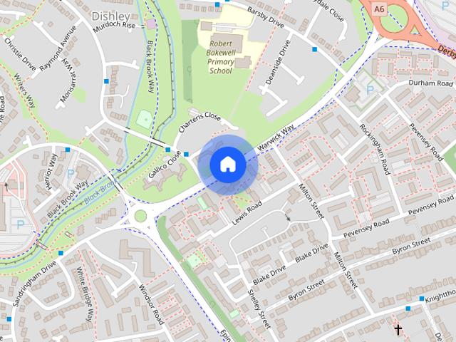 Townhouse for rent in Elmfield, Leicestershire