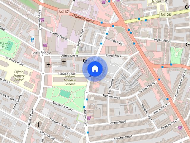 Townhouse for rent in Sparkbrook, West Midlands