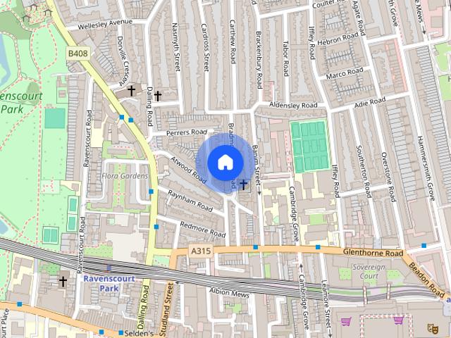 Townhouse for rent in London Borough of Hammersmith and Fulham, Greater London
