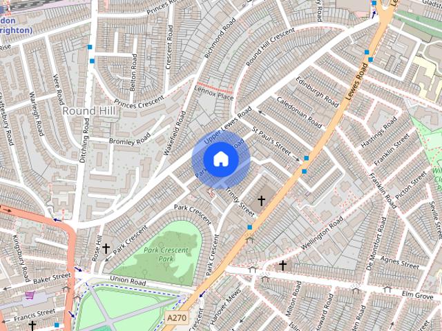 Townhouse for rent in Round Hill, Brighton & Hove