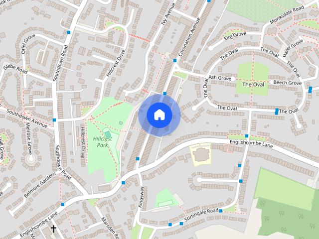 Townhouse for rent in South Twerton, Dulcote