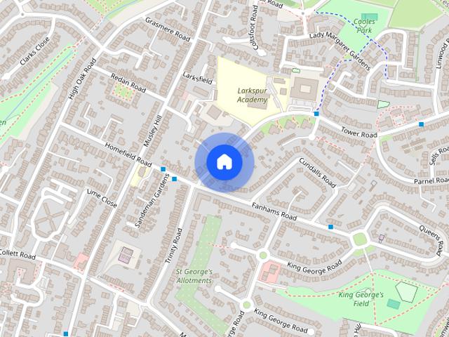 Townhouse for rent in Kings Hill, Colliers End