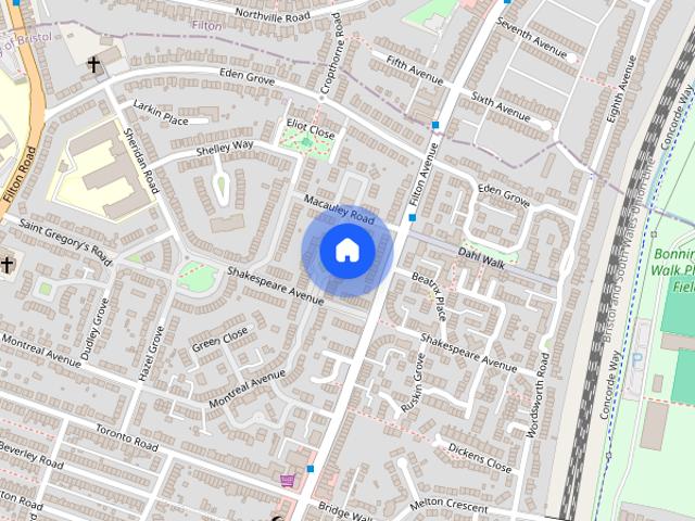 Townhouse for rent in Horfield, Feckenham