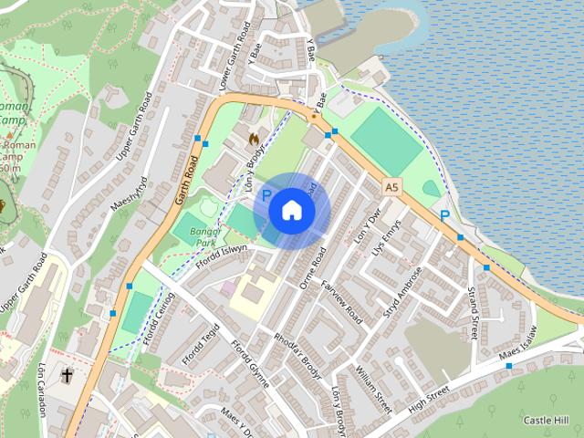 Townhouse for rent in Bangor, Wales