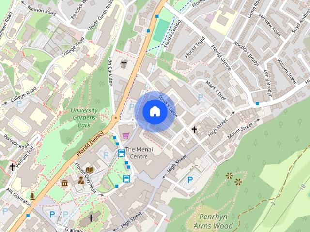 Townhouse for rent in Bangor, Wales