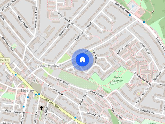 Townhouse for rent in Upper Heeley, Heeley