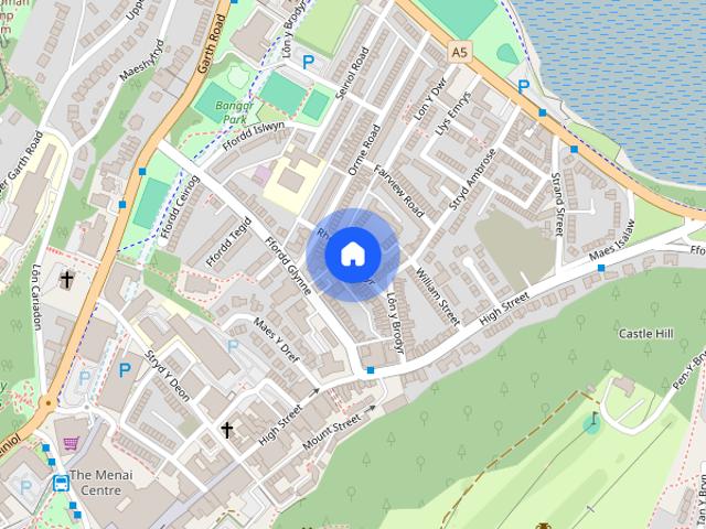 Townhouse for rent in Bangor, Wales