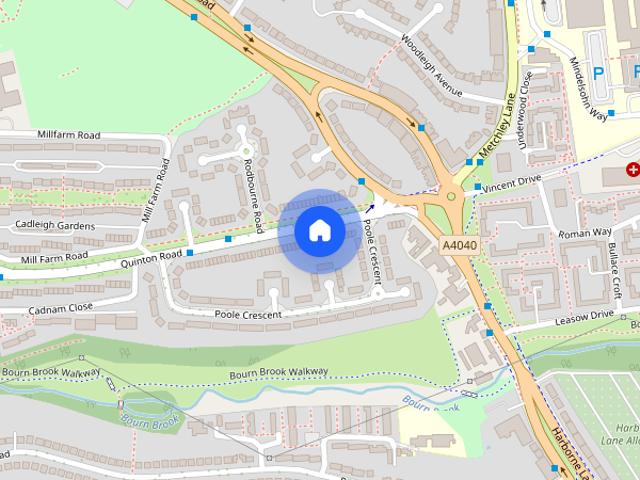 Townhouse for rent in Harborne, West Midlands
