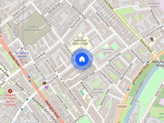 Townhouse for rent in St. John's Wood, Greater London