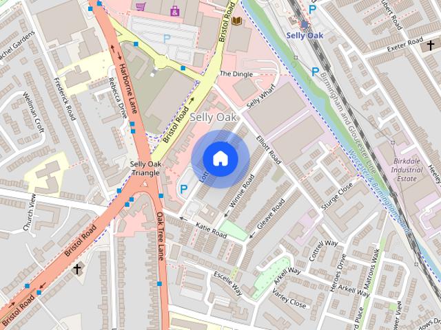 Townhouse for rent in Selly Oak, West Midlands