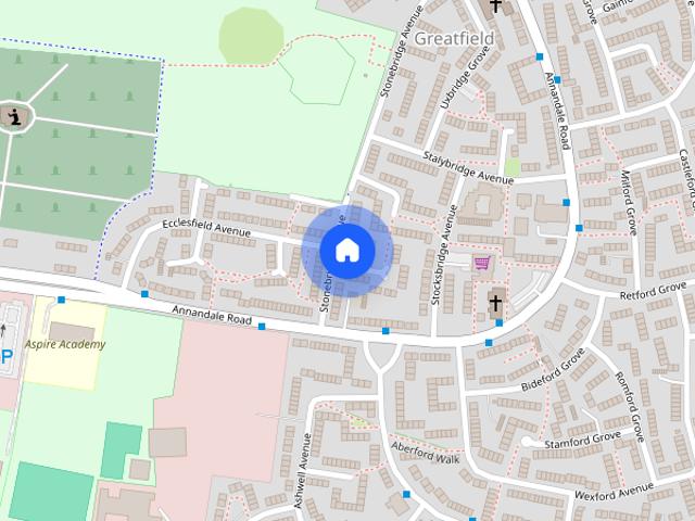 Townhouse for rent in Greatfield, Hull