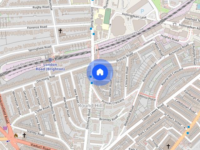 Townhouse for rent in Round Hill, Brighton & Hove