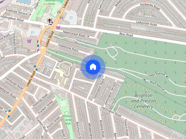 Townhouse for rent in Queen's Park, Brighton & Hove