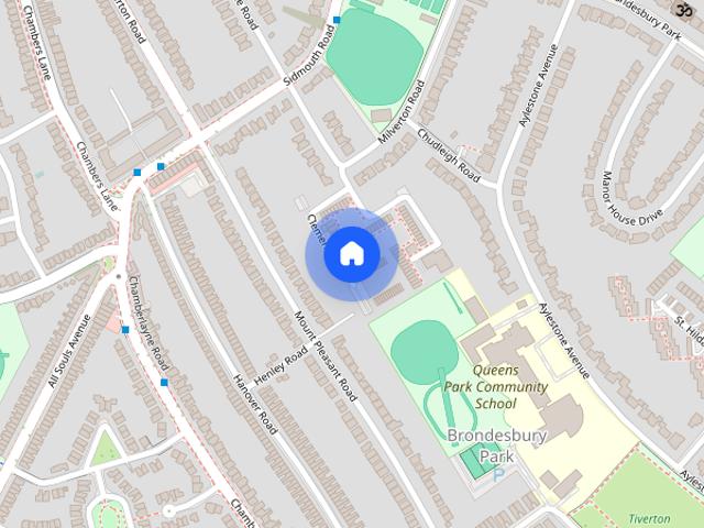 Townhouse for rent in Brondesbury, Greater London