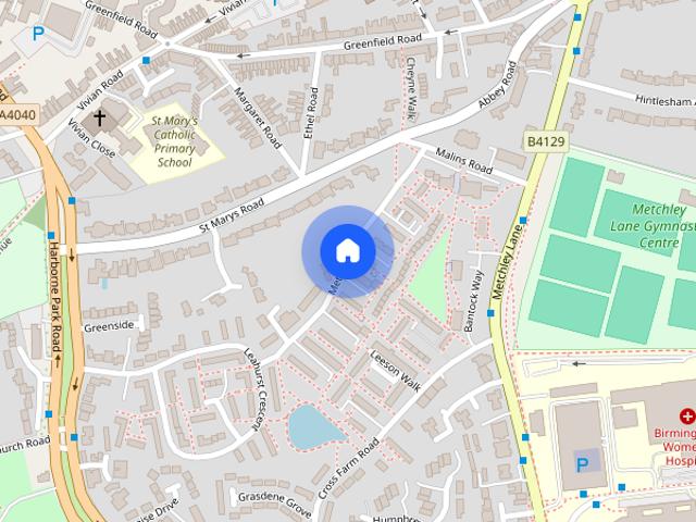 Townhouse for rent in Harborne, West Midlands
