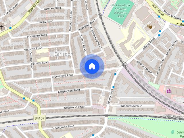 Townhouse for rent in West Midlands