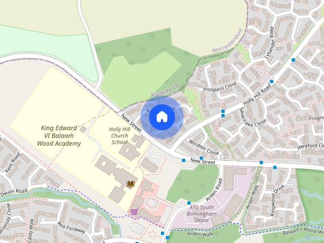 Townhouse for rent in Frankley, West Midlands