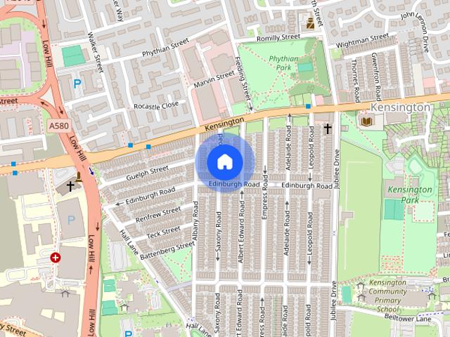 Townhouse for rent in Kensington, Calderstones