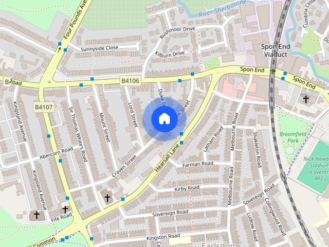 Townhouse for rent in West Midlands