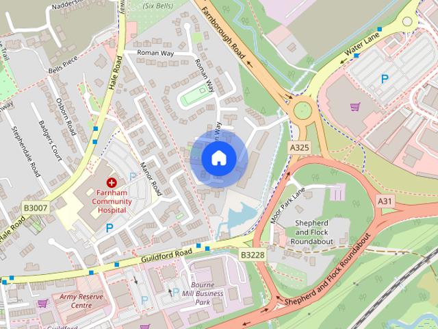 Townhouse for rent in Fole, Surrey