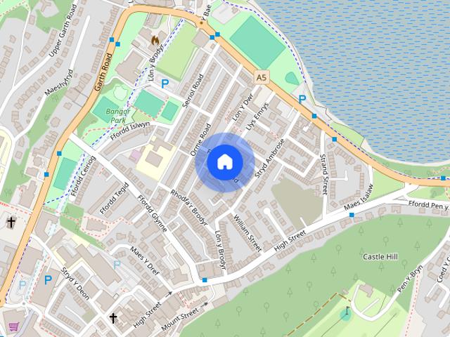 Townhouse for rent in Bangor, Wales