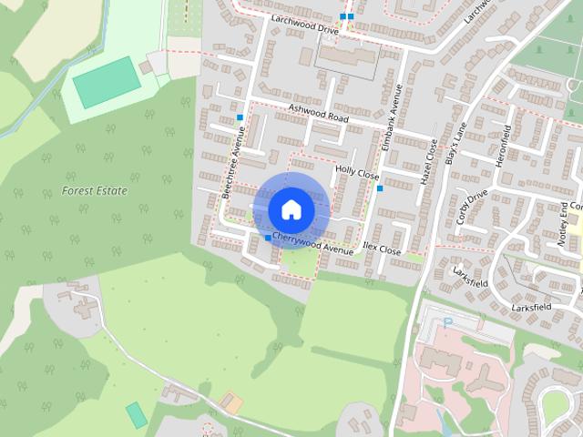 Townhouse for rent in Egham Wick, Row Town