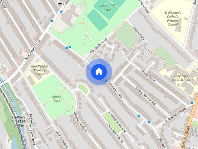 Townhouse for rent in Stirchley, West Midlands