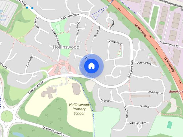 Townhouse for rent in Hollinswood, Telford