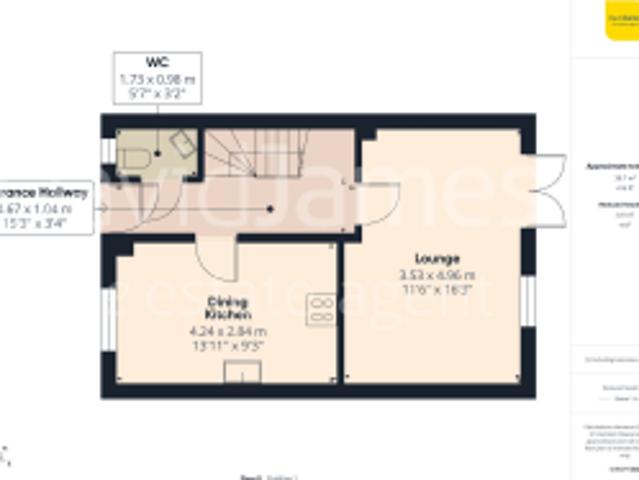 Townhouse for sale in Haddon, East Midlands