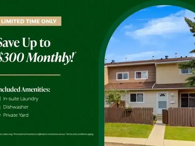 Townhouse for rent in Wedgewood, Alberta