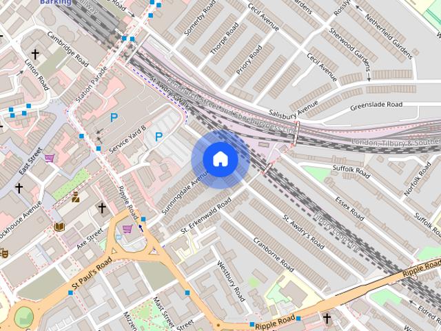 Townhouse for rent in Thames View, Greater London
